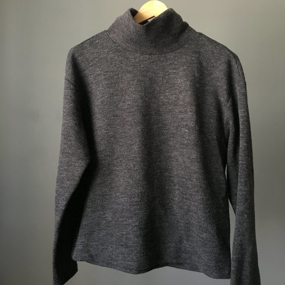 Frank & Oak Grey Mock Neck - Picture 1 of 5